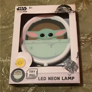 Star Wars The Mandalorian Grogu LED Neon Lamp